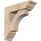 Ekena Millwork Westlake Traditional Smooth Bracket w/ Offset Brace, Douglas Fir, 5 1/2"W x 18"D x 18"H BKT0604X18X18WTL01SDF - alternate 1